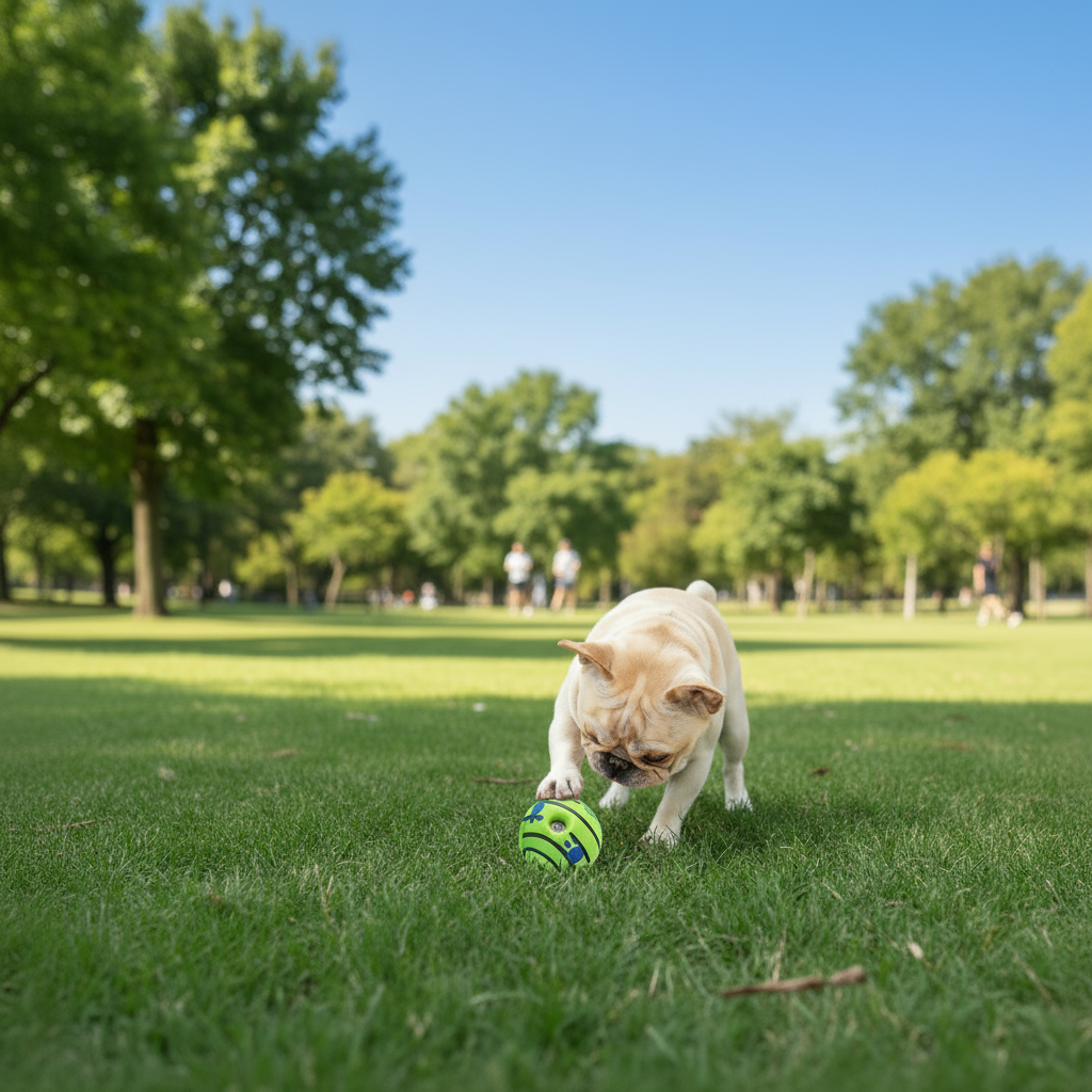Interactive Dog Chew Ball with Sound