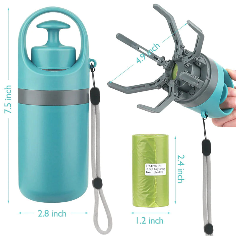 Portable Dog Pooper Scooper (with Bag Dispenser)