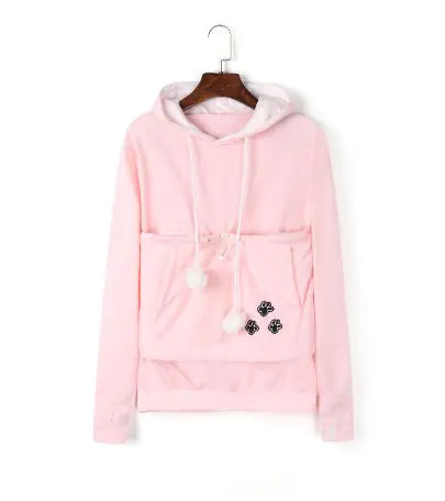 Stylish Hoodie with a Pouch (Cat and Dog)