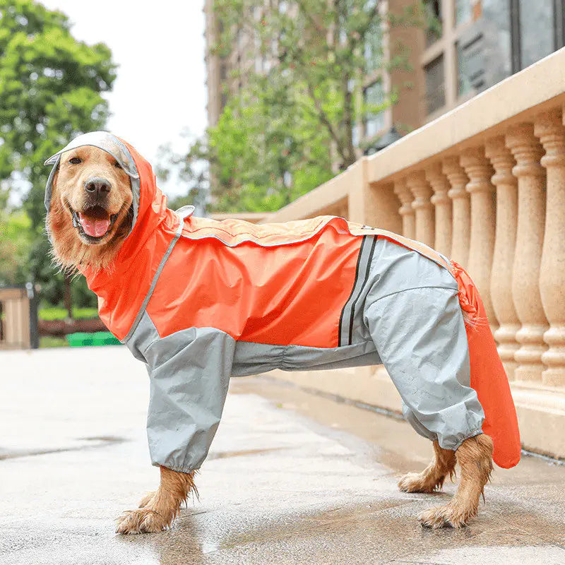 Waterproof Raincoat for Big Dogs