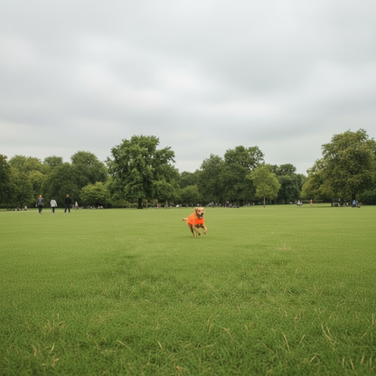 Reflective Hooded Waterproof Poncho for Large Dogs