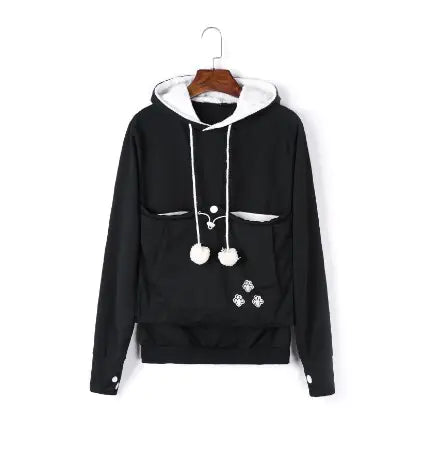 Stylish Hoodie with a Pouch (Cat and Dog)