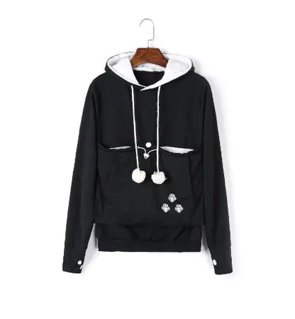 Stylish Hoodie with a Pouch (Cat and Dog)