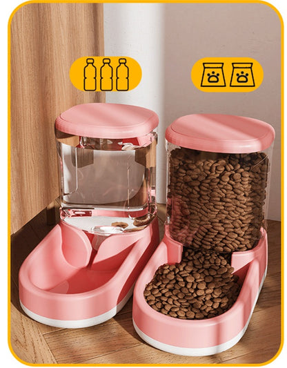 Automatic Dog Feeder and Drinking Fountain