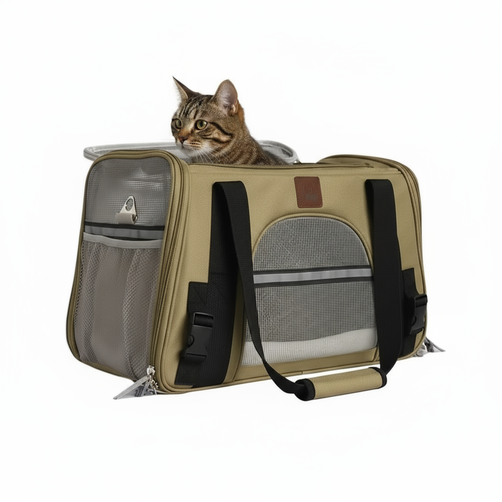 Elegant Pet Carrier Bag (Breathable Design)
