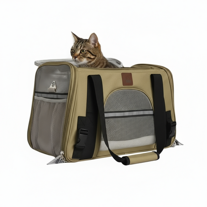 Elegant Pet Carrier Bag (Breathable Design)