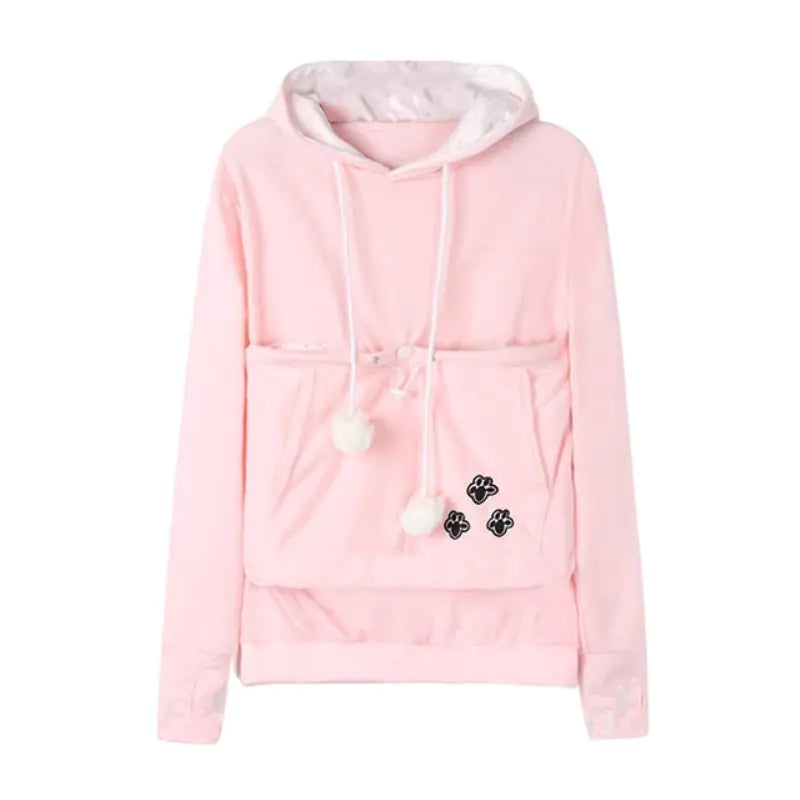 Stylish Hoodie with a Pouch (Cat and Dog)