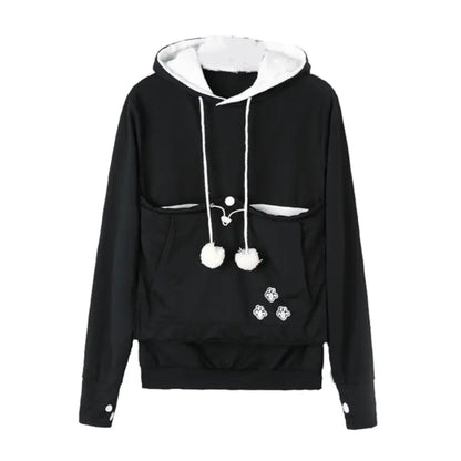 Stylish Hoodie with a Pouch (Cat and Dog)