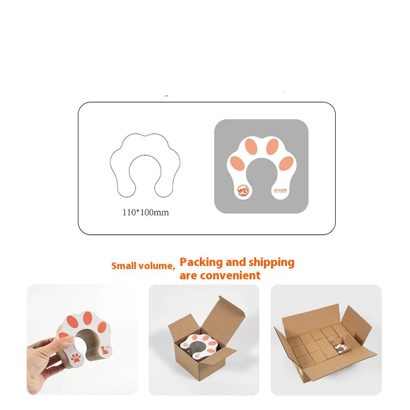 Magnetic Foldable Cat Scratch Toy