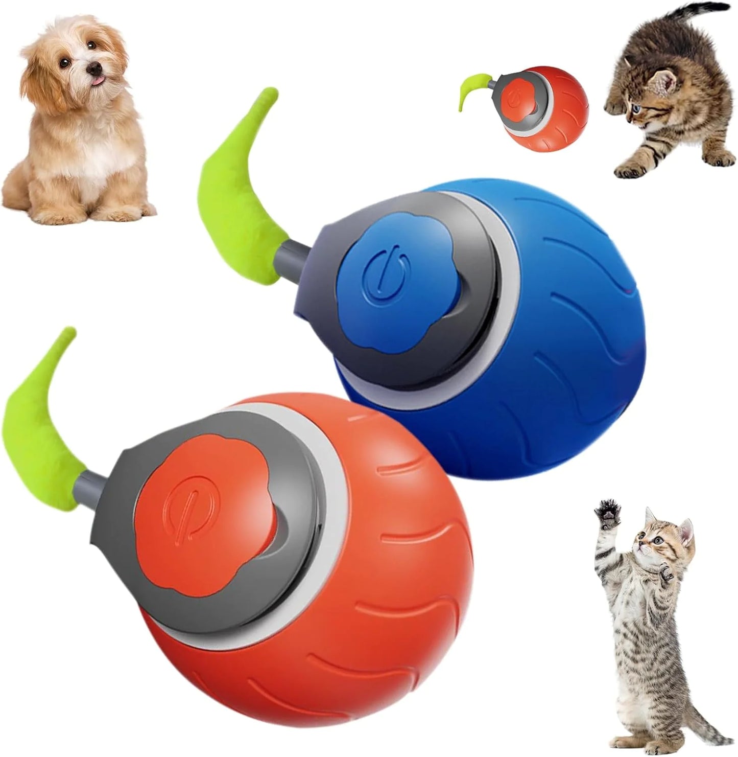 Speedy Interactive Cat Toy For Indoor Cats (USB Rechargeable)