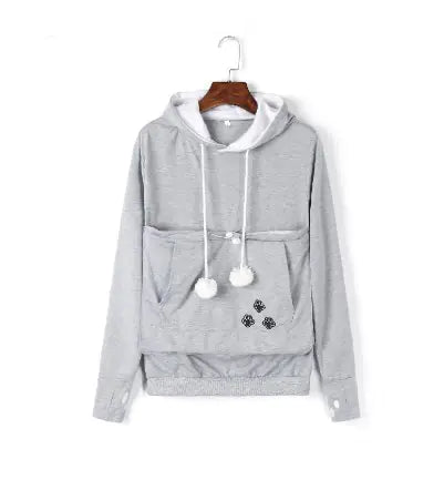 Stylish Hoodie with a Pouch (Cat and Dog)