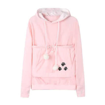 Stylish Hoodie with a Pouch (Cat and Dog)