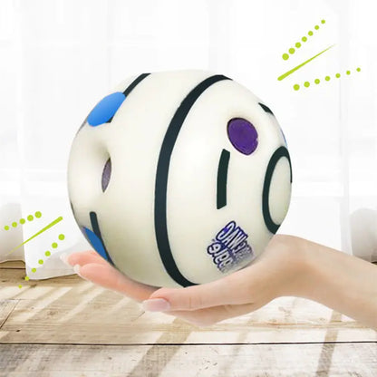 Interactive Dog Chew Ball with Sound