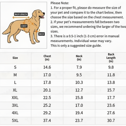 Reflective Hooded Waterproof Poncho for Large Dogs