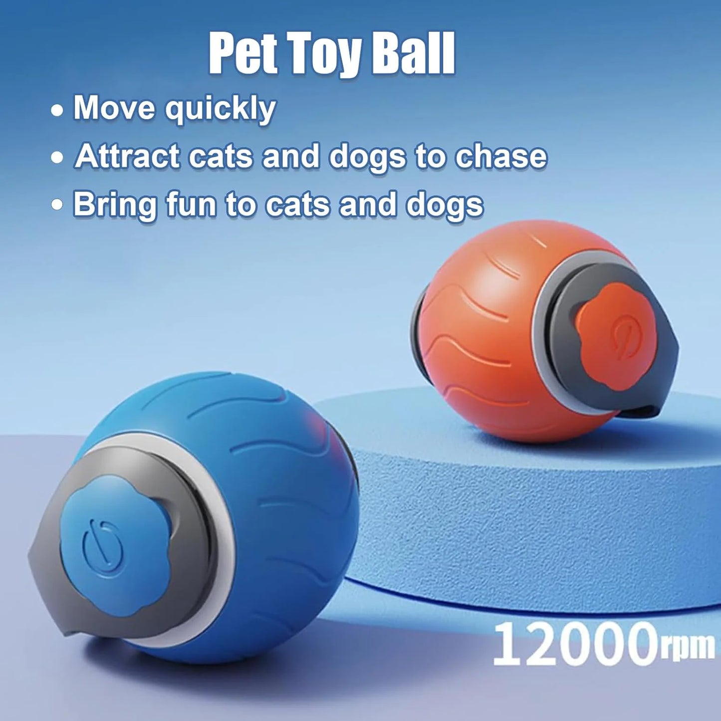 Speedy Interactive Cat Toy For Indoor Cats (USB Rechargeable)